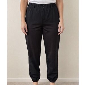 Intensity Athletics Womens Softball Pants Black Double Snap Elastic Waist Med